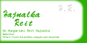hajnalka reit business card